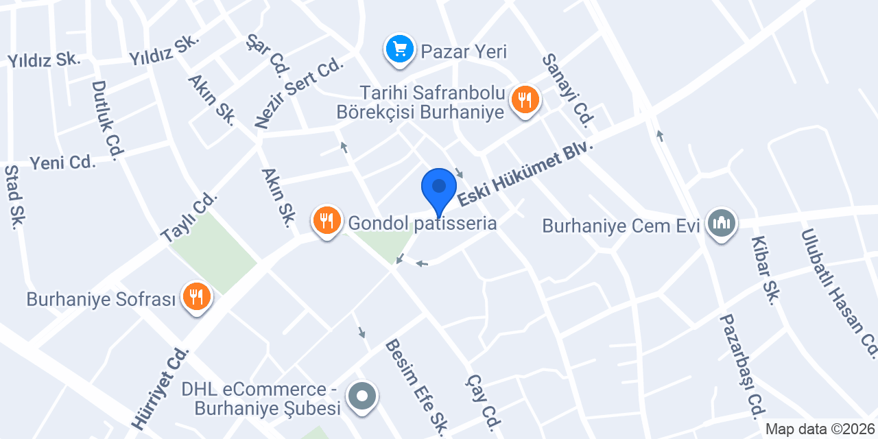 DAPİX CHİCKEN BURHANİYE konumu