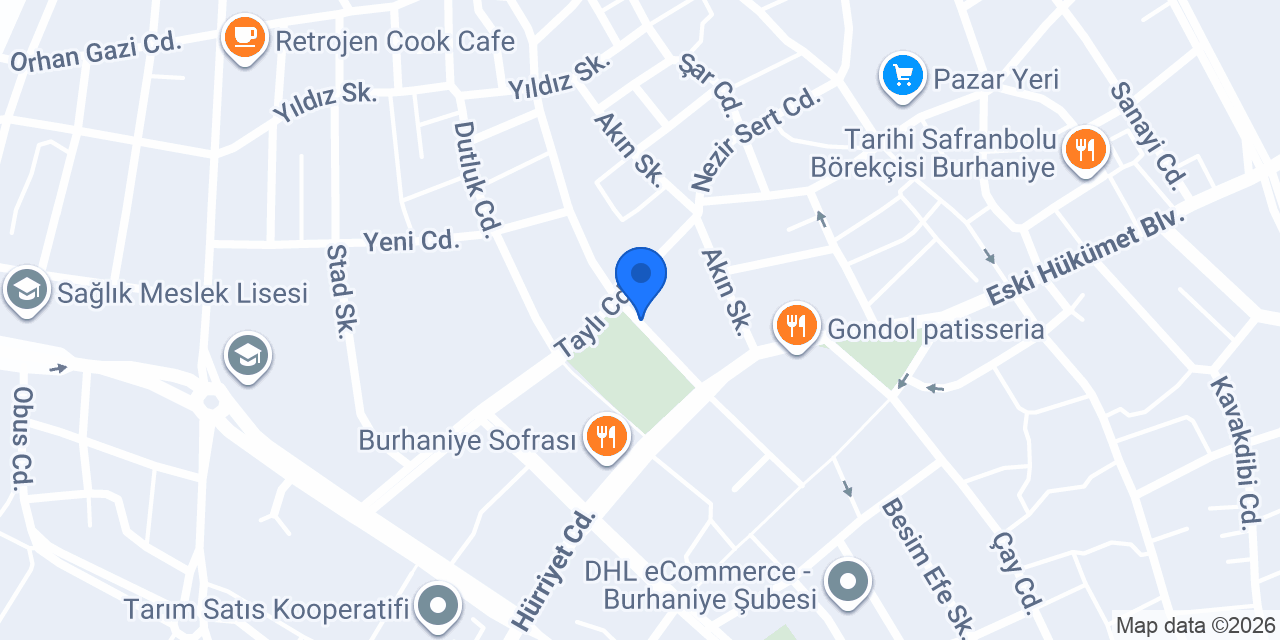 Burhaniye Belediyesi Gençlik Merkezi konumu