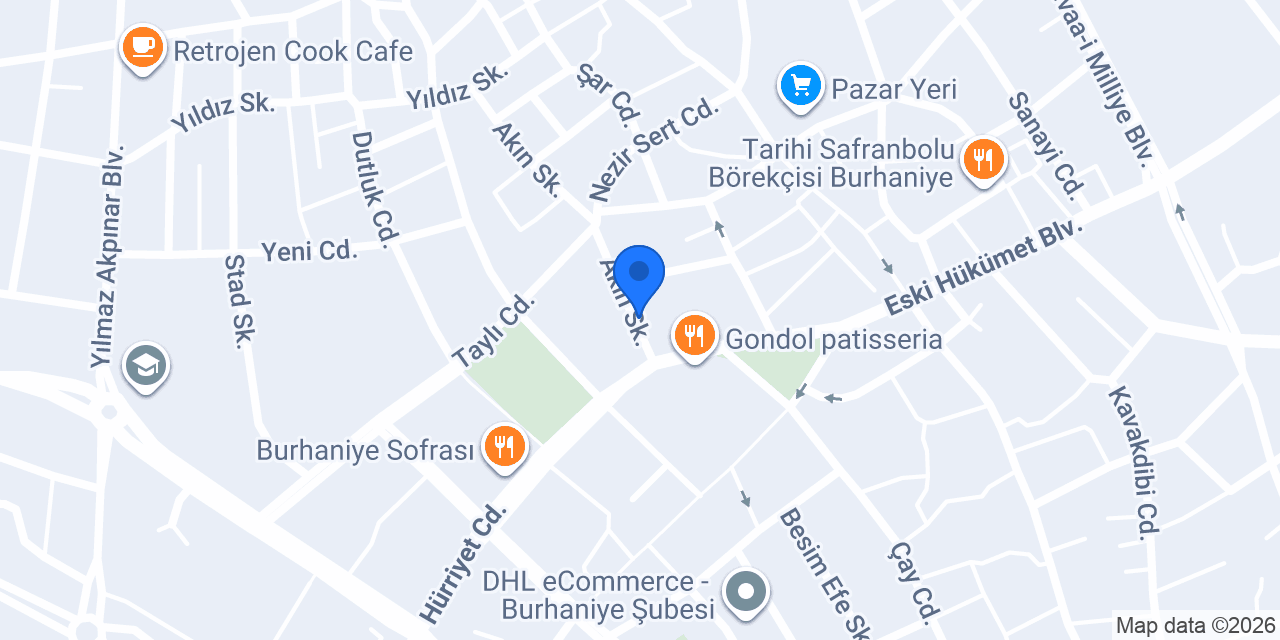 Özgürce Erkek kuaförü konumu