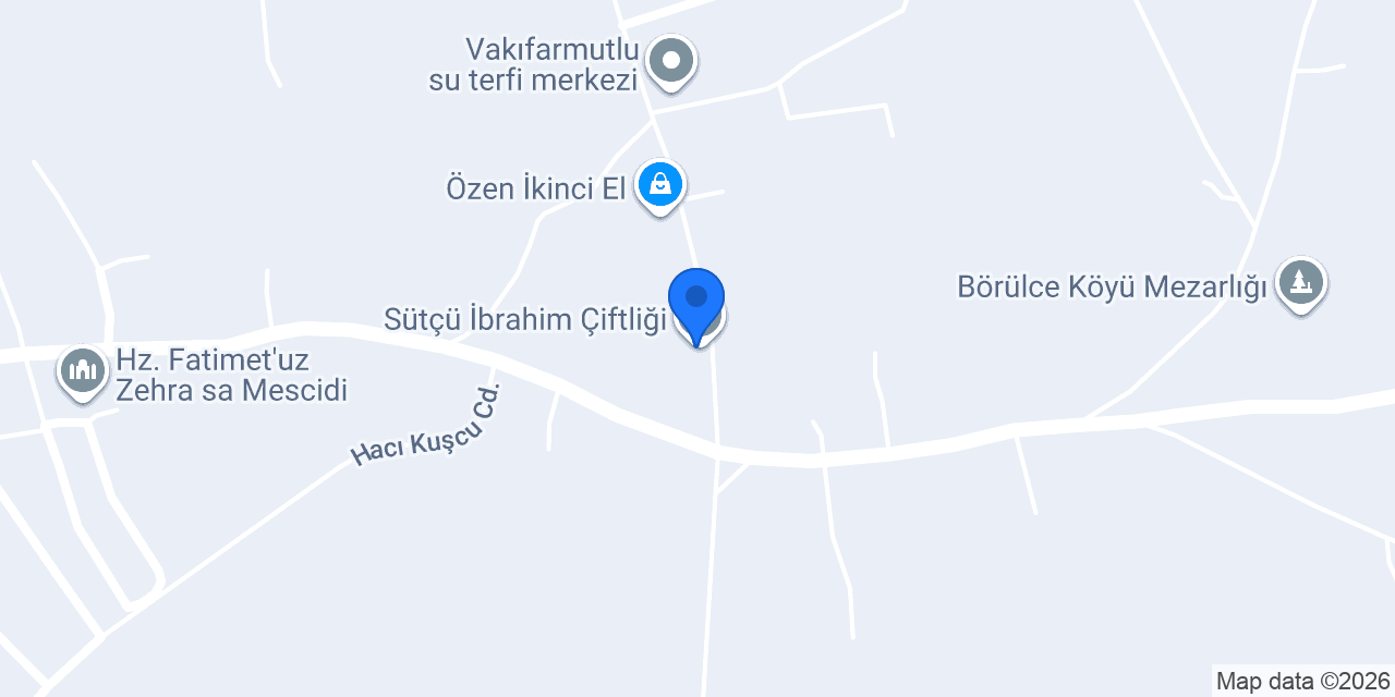 Sütçü İbrahim Çiftliği konumu