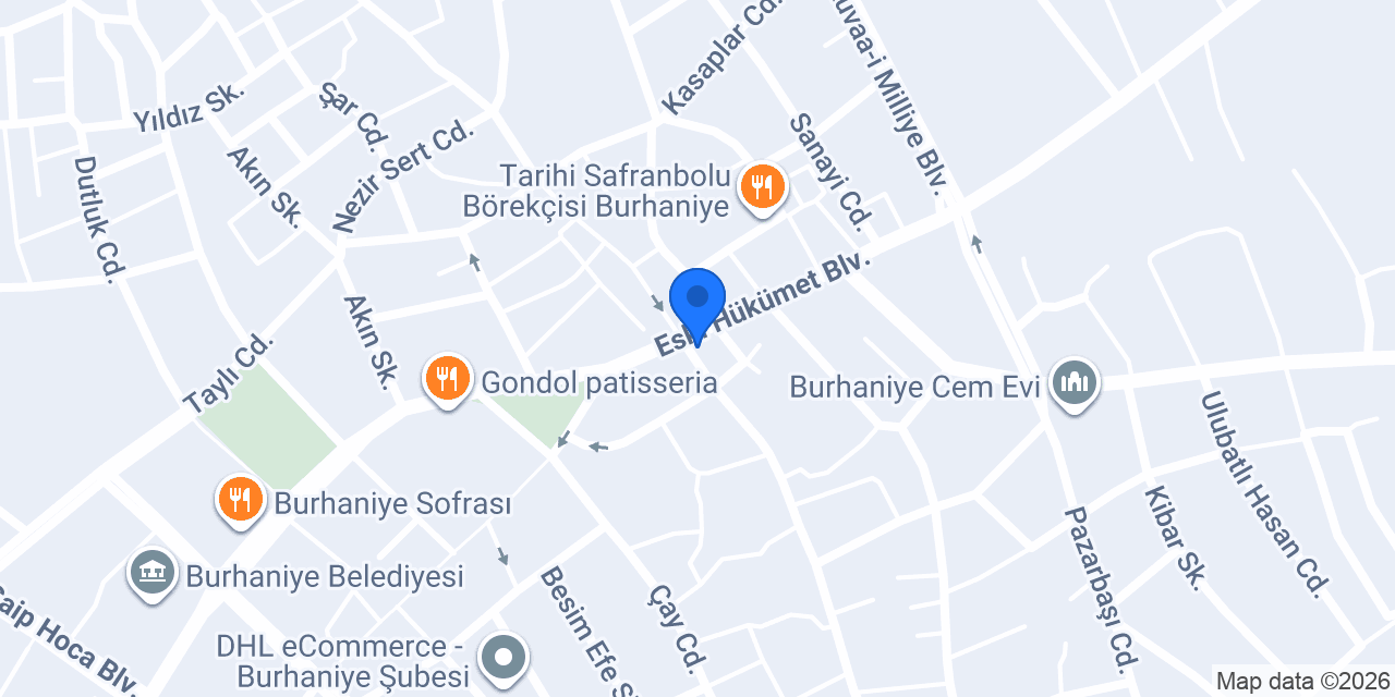 Abant Beyaz Et konumu