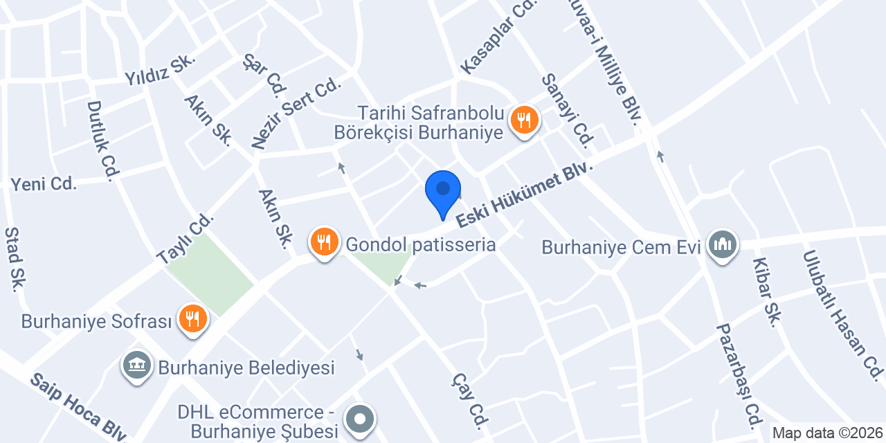 Su Eczanesi konumu