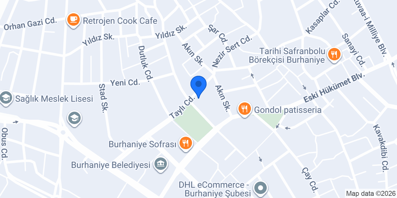 Burhaniye Kuru Temizleme konumu