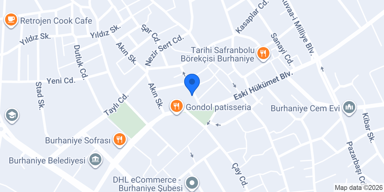 Akbank Burhaniye Şubesi konumu