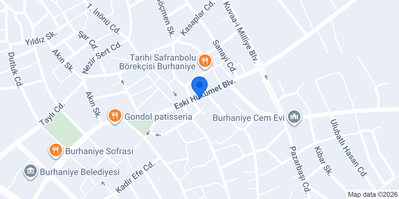 Ekleristan Burhaniye konumu