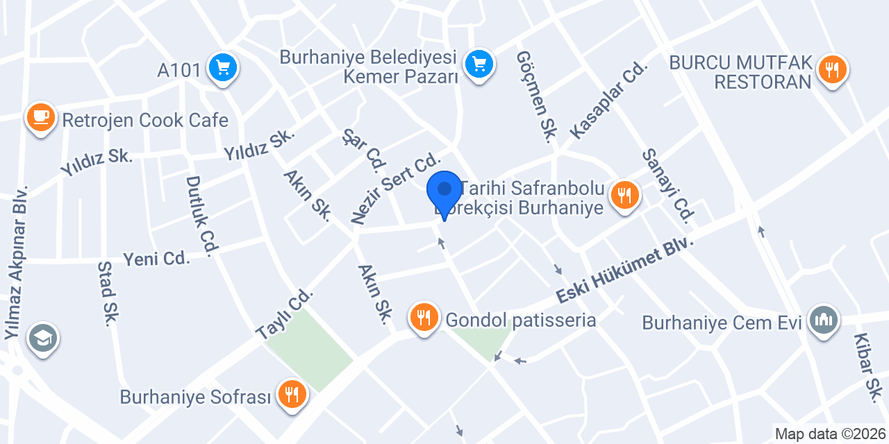 Cadde Erkek Kuaförü konumu
