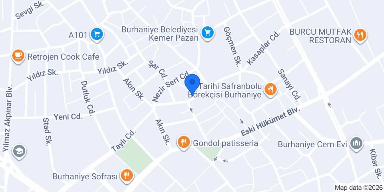 Özdemir erkek kuaförü konumu