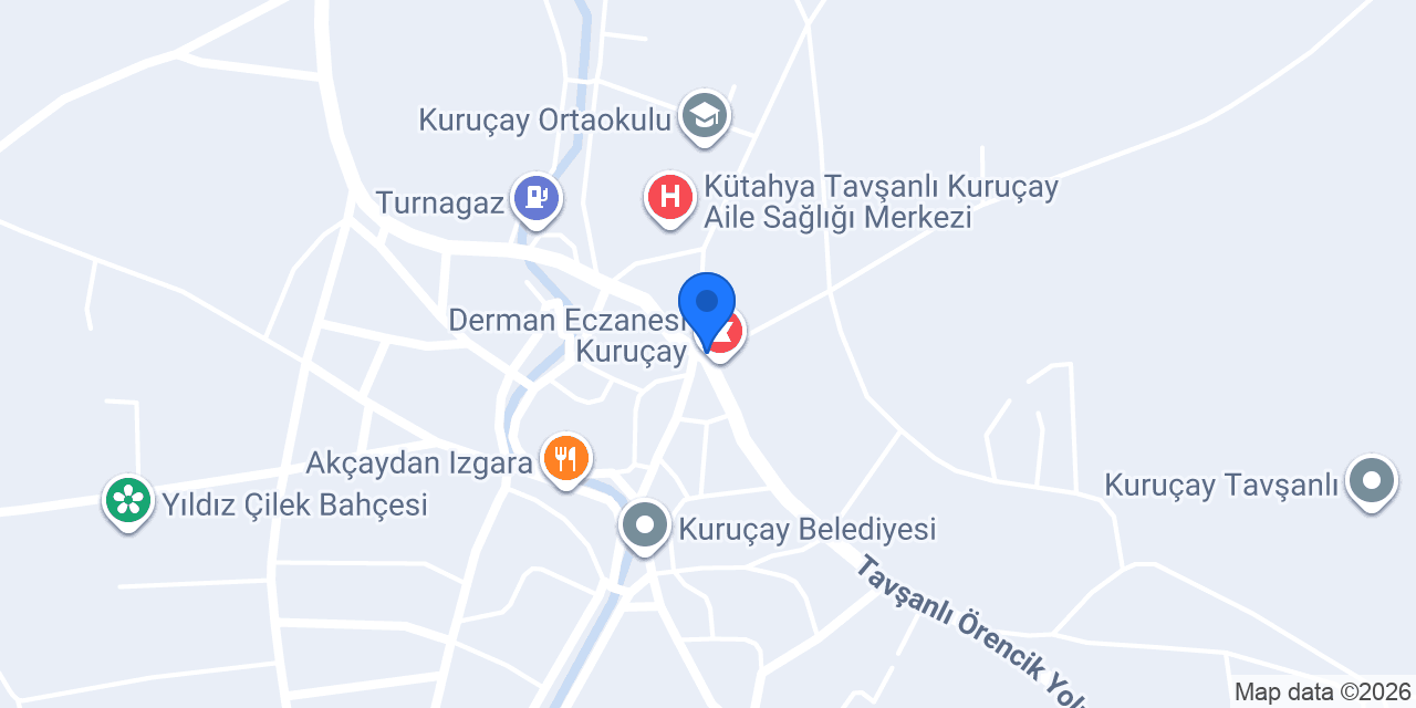 Kuruçay Ekmek Fırını konumu