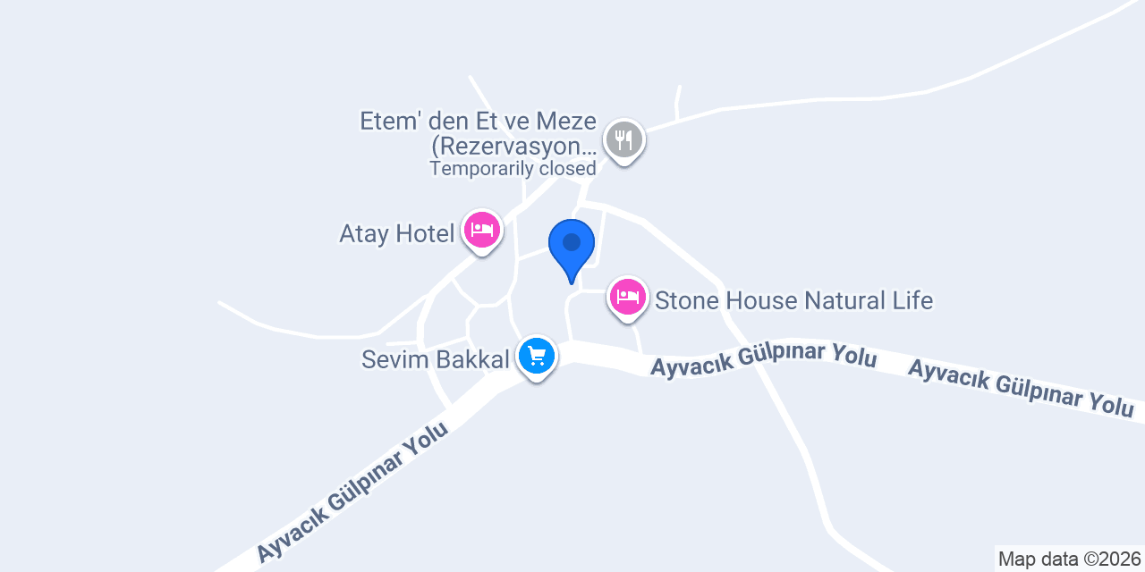 Assos Demir pansiyon konumu