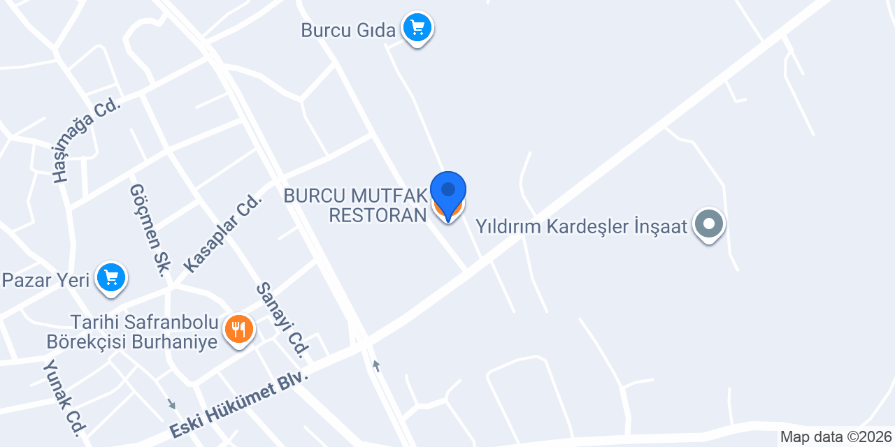 BURCU MUTFAK RESTORAN konumu
