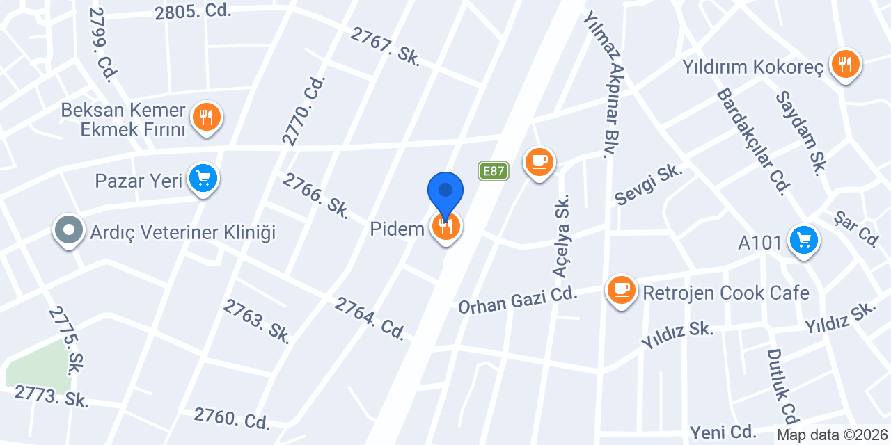 Oto Lastik Tamircisi konumu