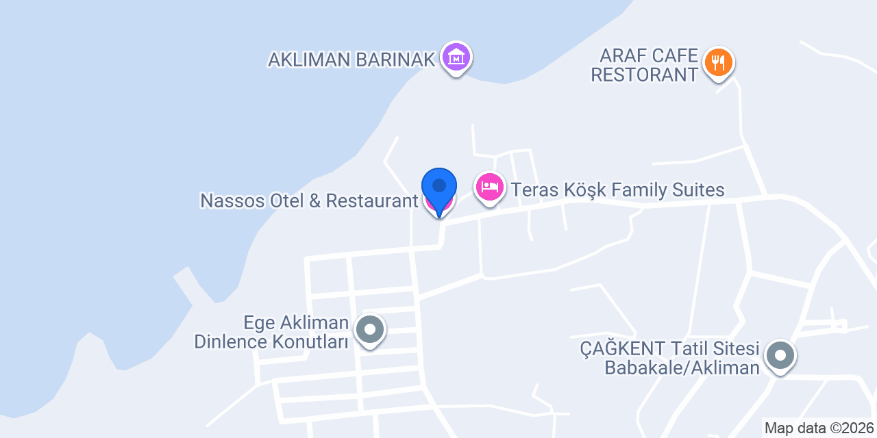 Nassos Otel & Restaurant konumu