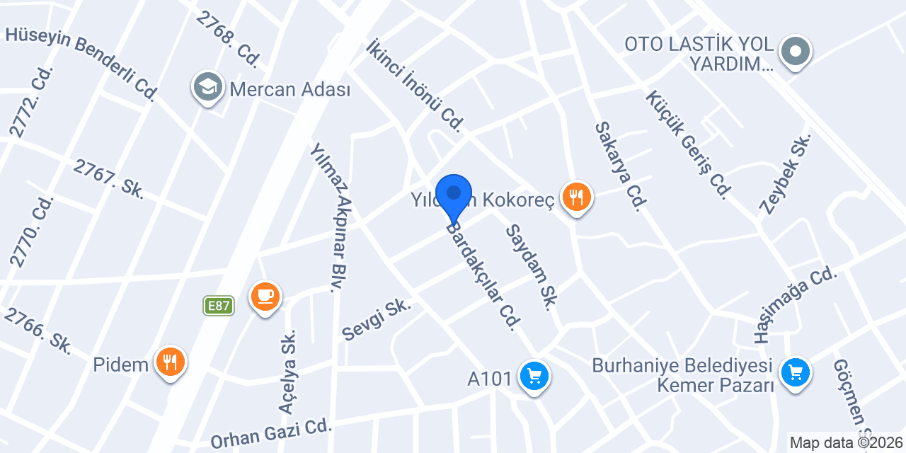 Burhaniye Arçelik servisi konumu