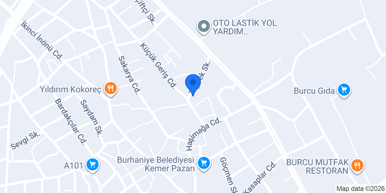 Burhaniye yapı konteyner konumu