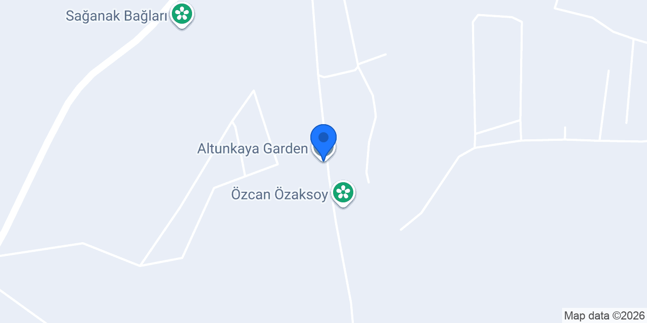 Altunkaya Garden konumu