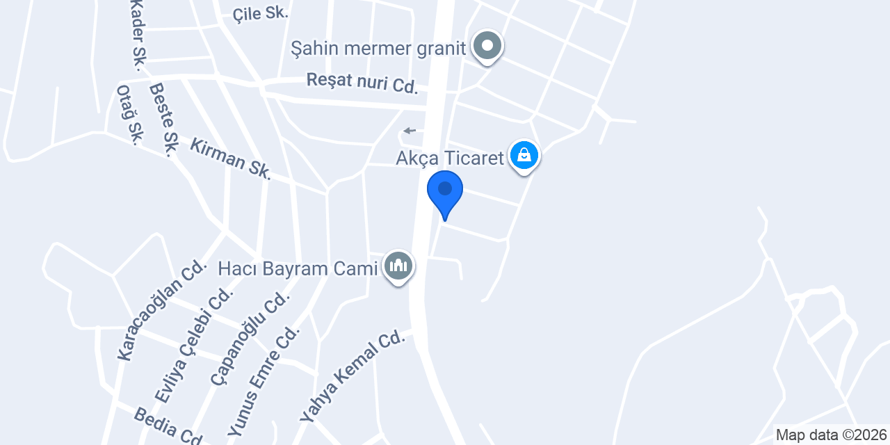 Şefaatli Mermer atölyesi konumu
