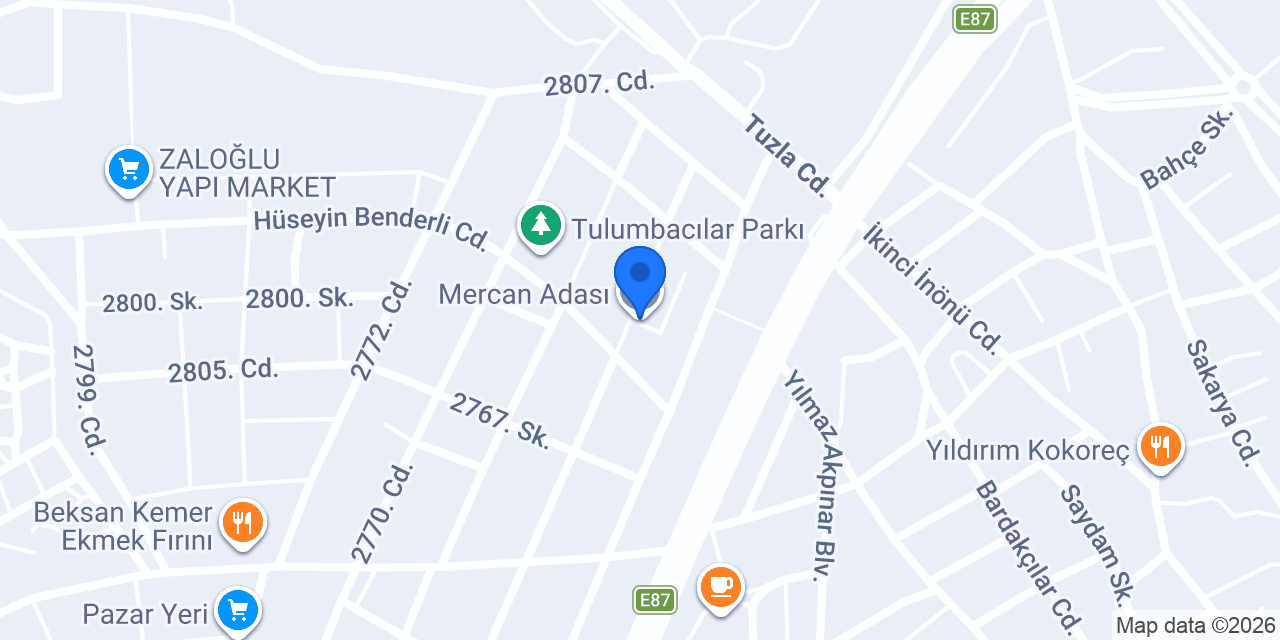 Mercan Adası konumu