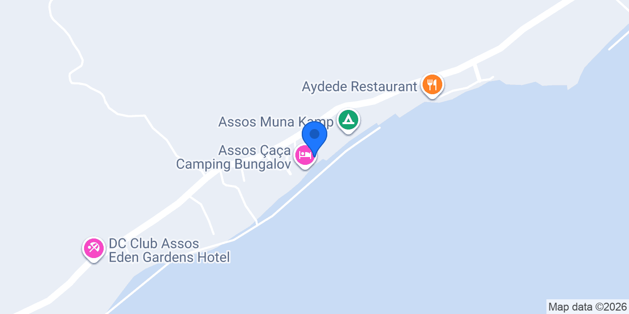 Mavi Assos Beach Bungalow Kamp konumu