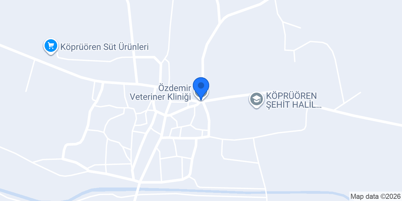 Özdemir Veteriner Kliniği konumu