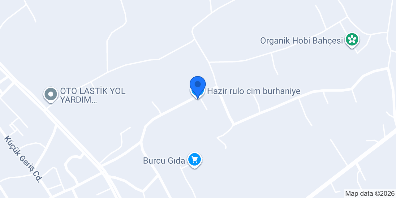 Hazir rulo cim burhaniye konumu