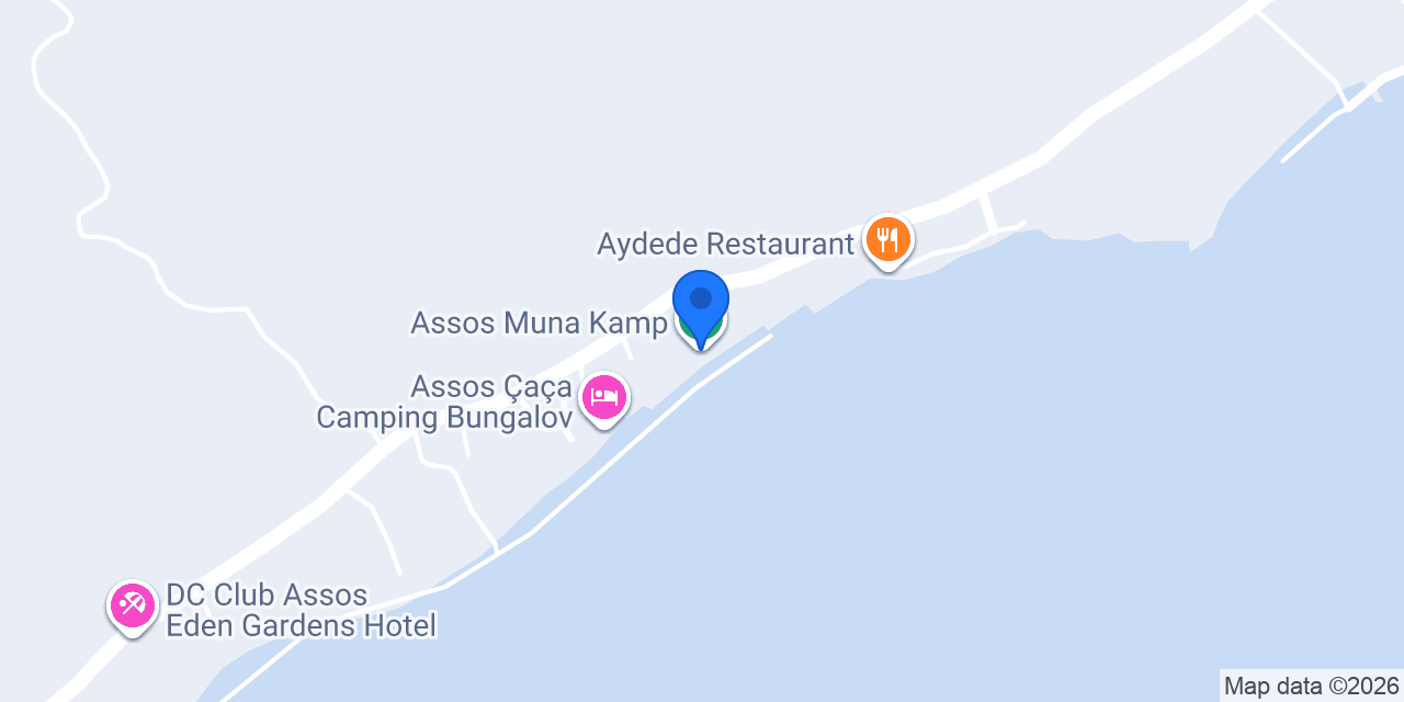 Assos Muna Kamp konumu