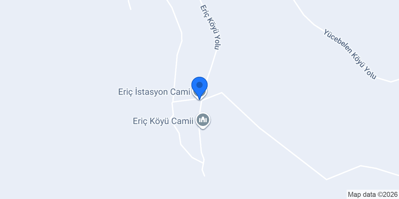 Eriç Köyü Muhtarlığı konumu