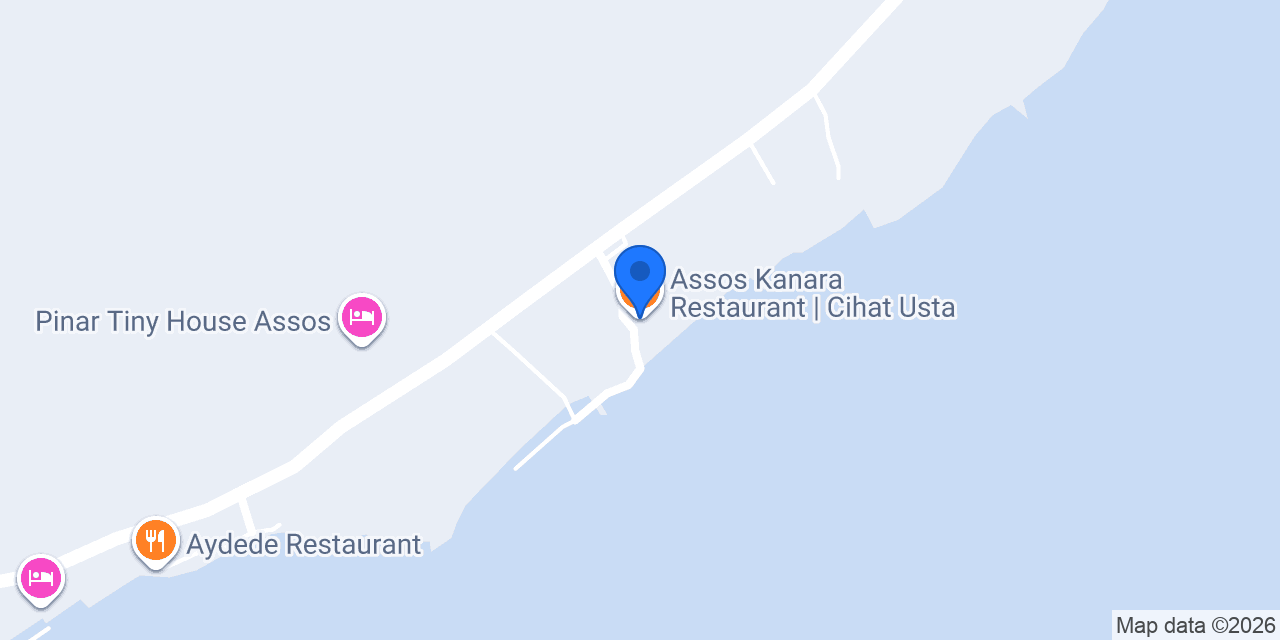 Assos Kanara Restaurant | Cihat Usta konumu