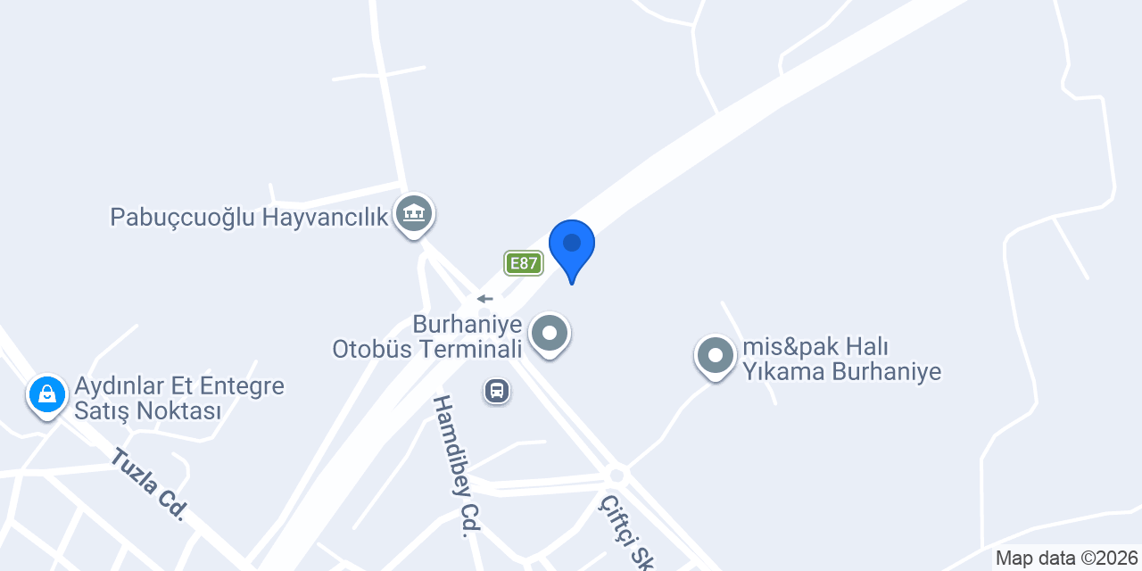 Burhaniye otogar taksi konumu