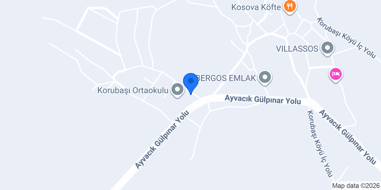 Korubaşı İlkokulu konumu