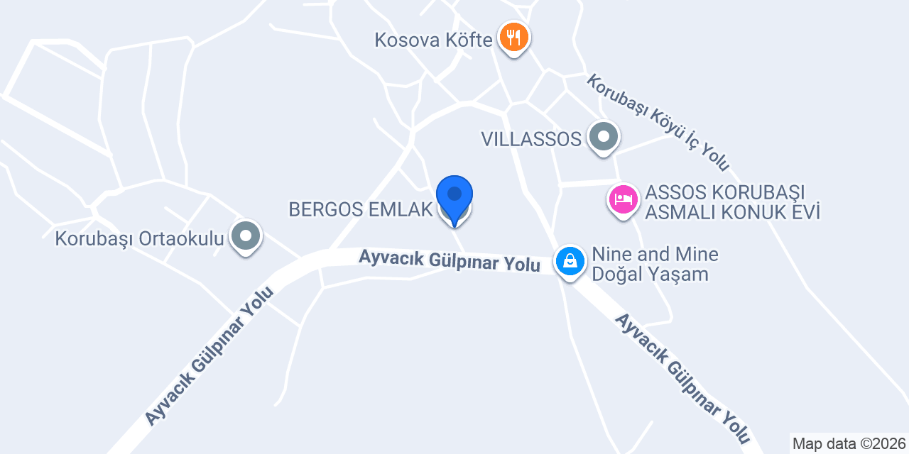 BERGOS EMLAK konumu