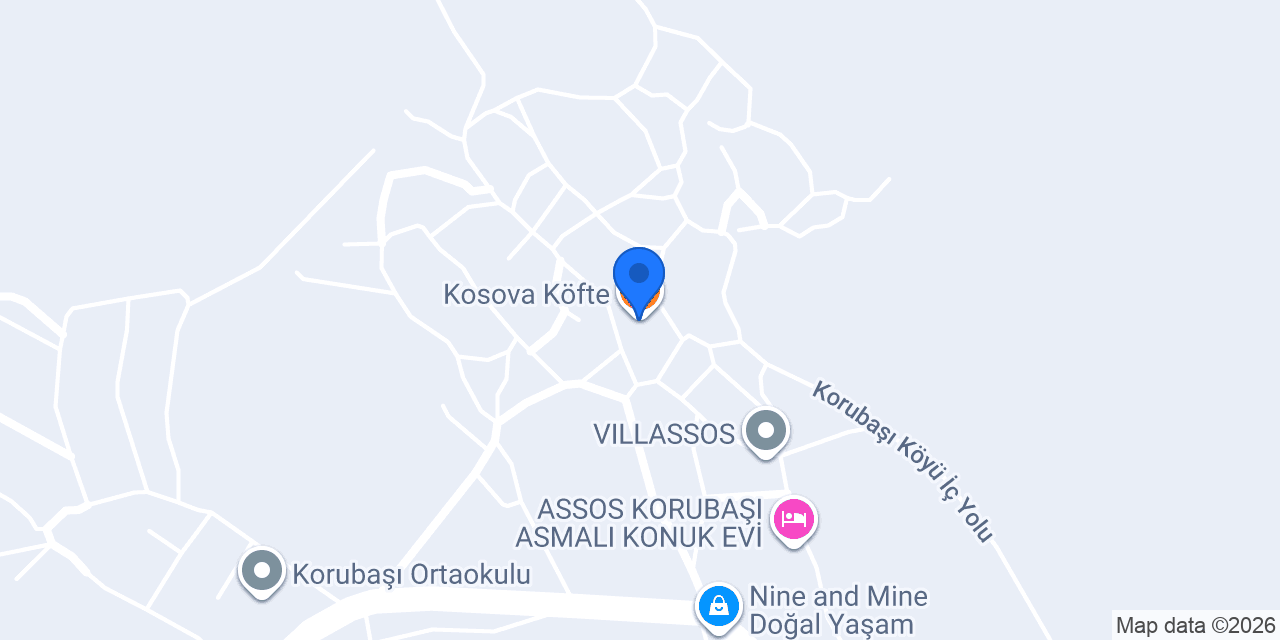 Kosova Köfte konumu