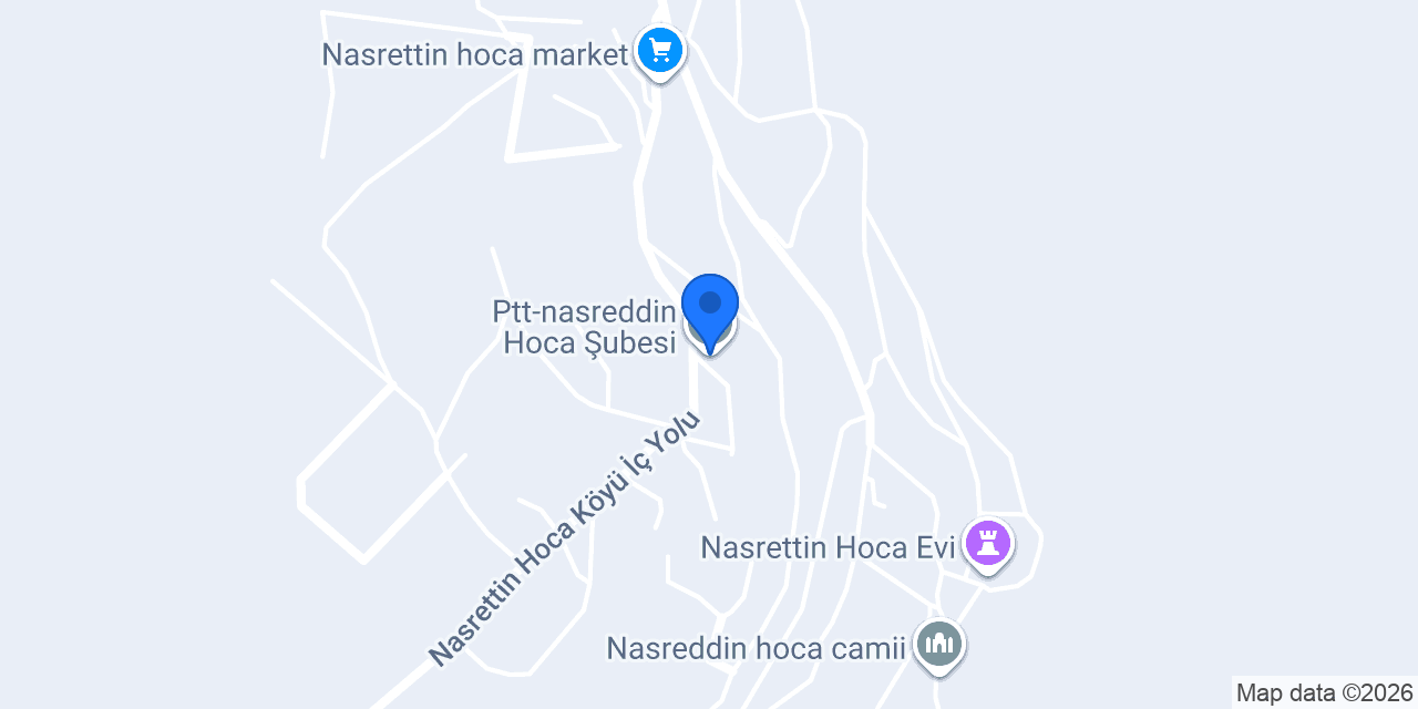 Ptt-nasreddin Hoca Şubesi konumu