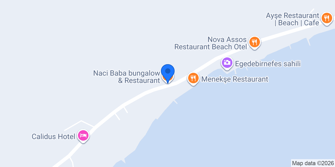 Naci Baba bungalow & Restaurant konumu