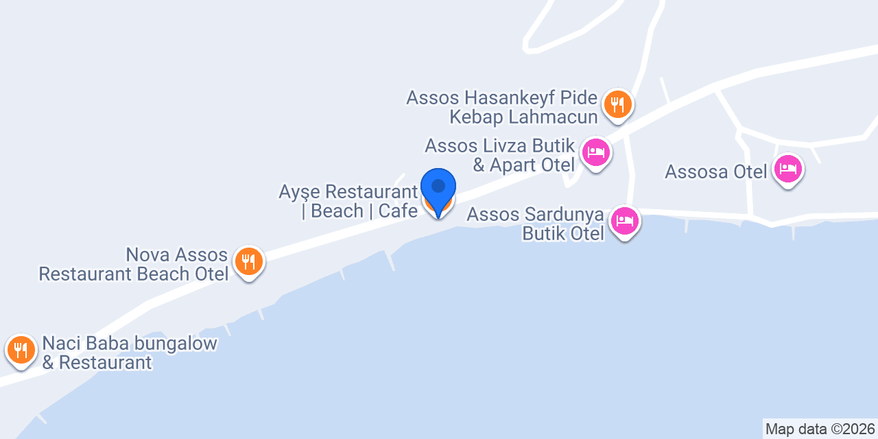 Ayşe Restaurant | Beach | Cafe konumu