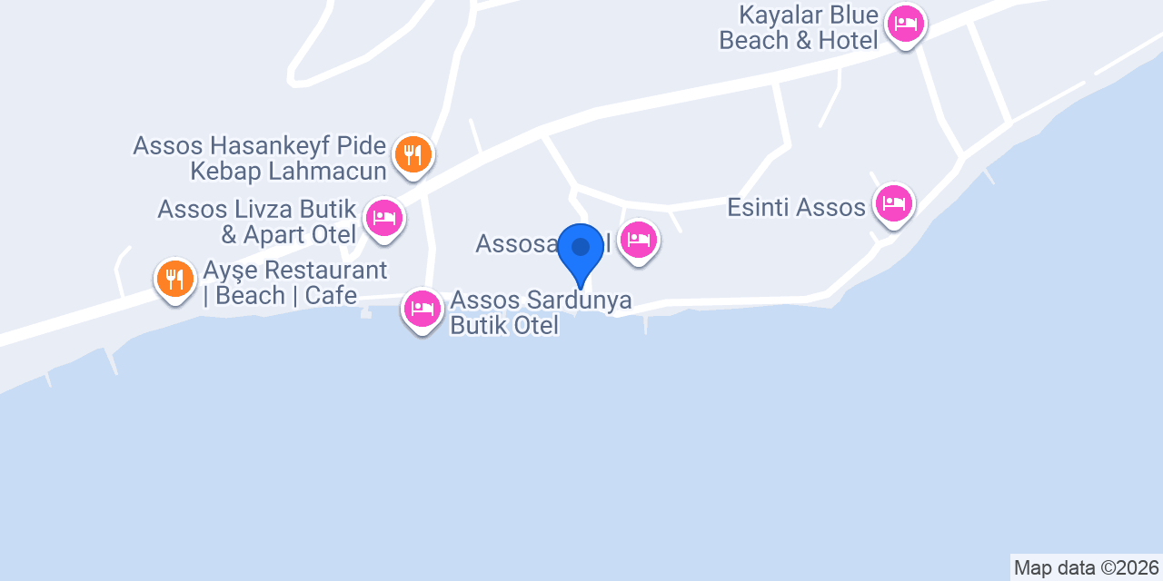 Assos Mavi Deniz Otel & Plaj & Restaurant konumu