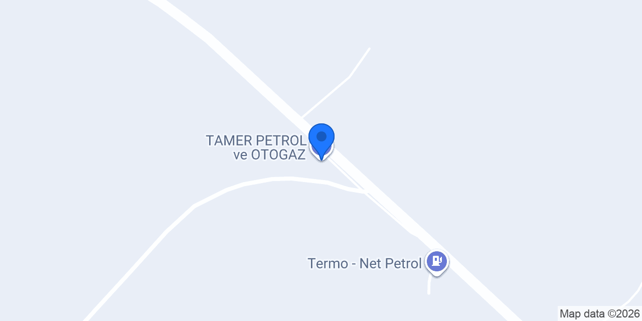 TAMER PETROL ve OTOGAZ konumu