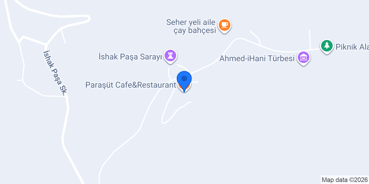 Paraşüt Cafe&Restaurant konumu