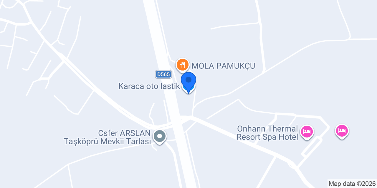 Karaca oto lastik konumu
