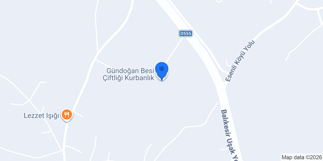 Gündoğan Besi Çiftliği Kurbanlık konumu