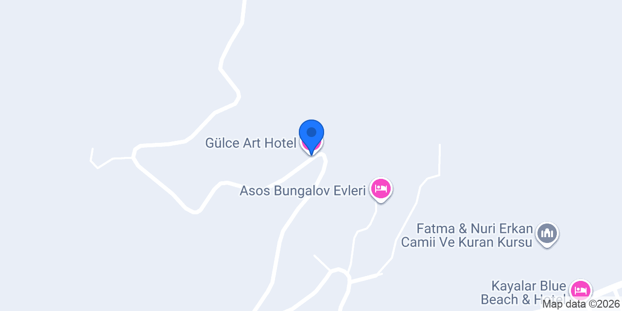 Gülce Art Hotel konumu