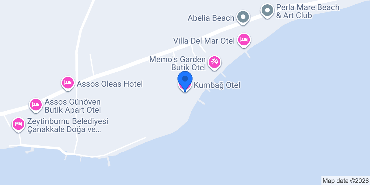 Kumbağ Otel konumu