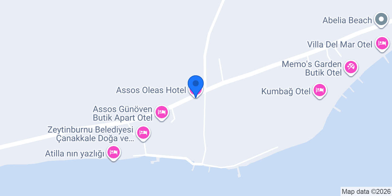 Assos Oleas Hotel konumu