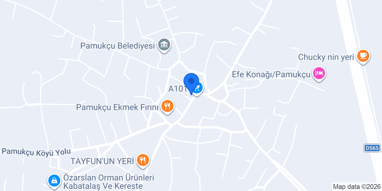 Ptt-pamukçu Şubesi konumu