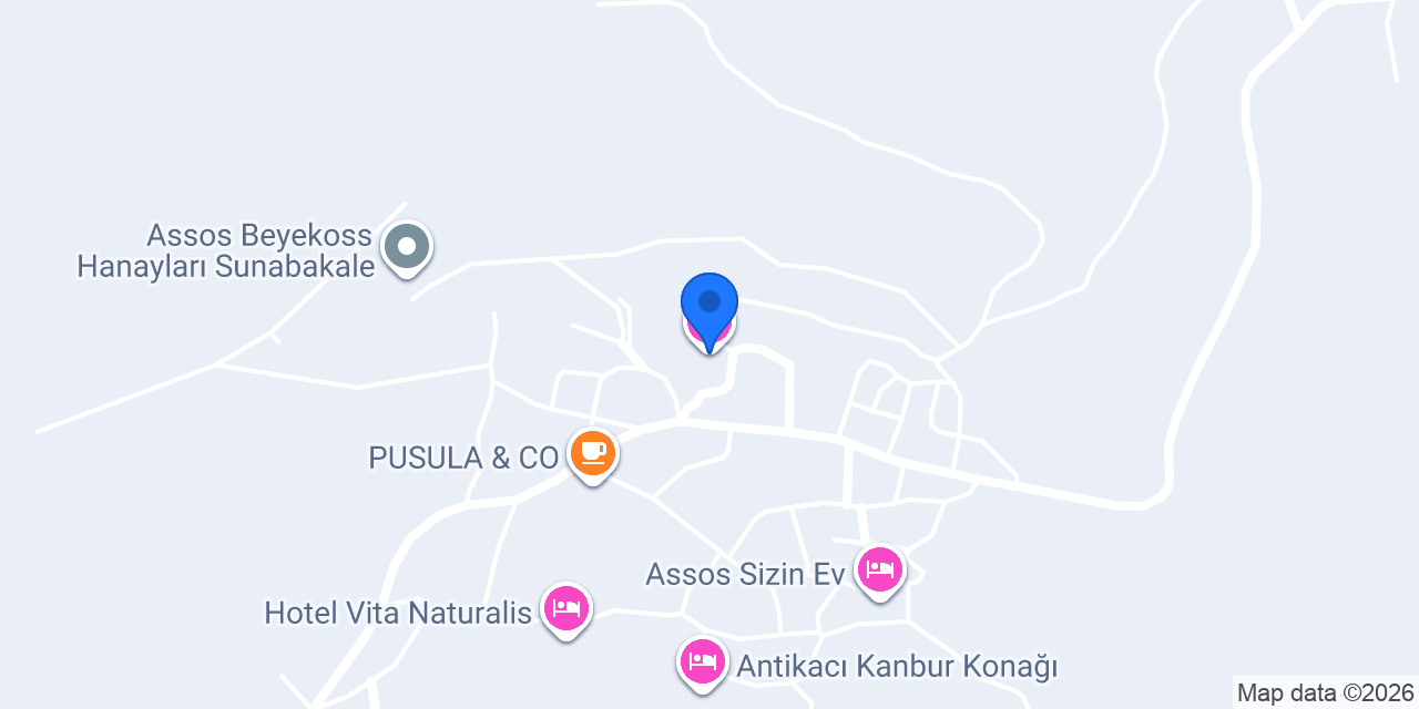 Assos Sunaba Kasrı Otel konumu