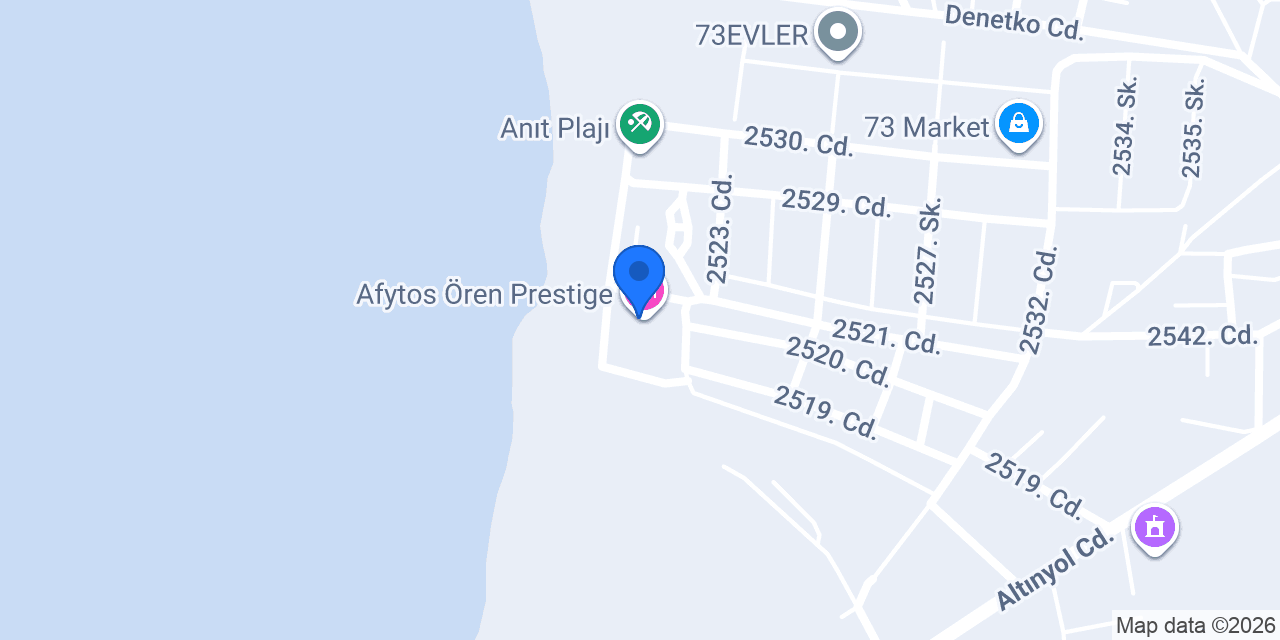 Afytos Ören Prestige konumu