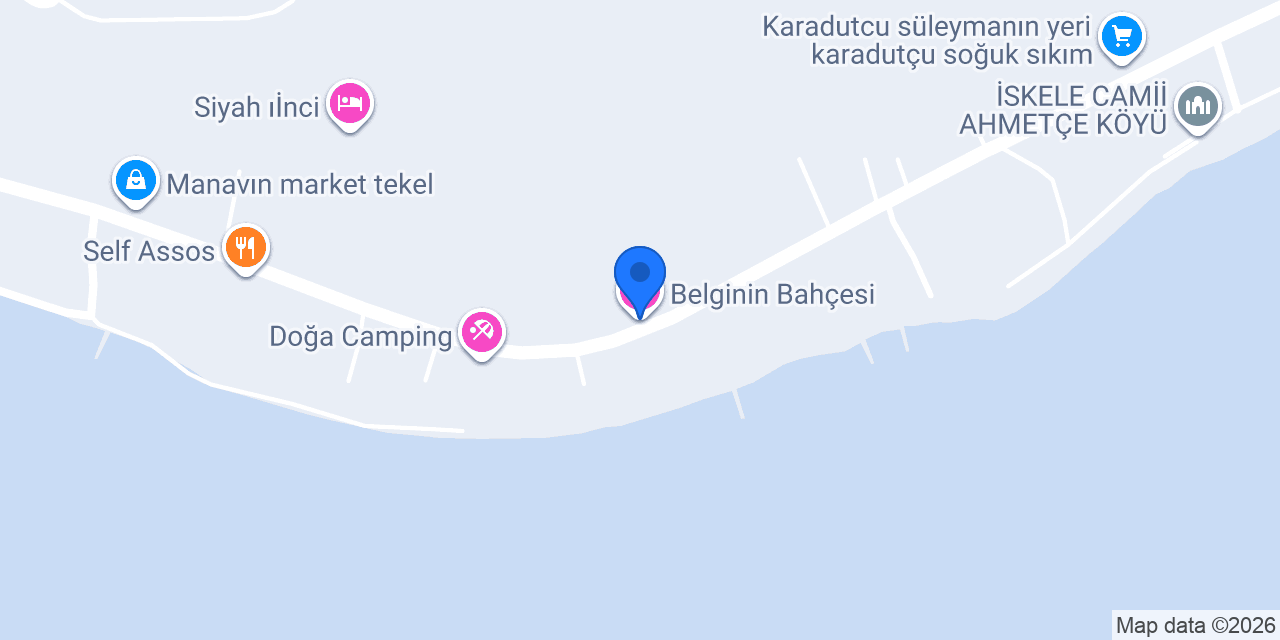 Belginin Bahçesi konumu