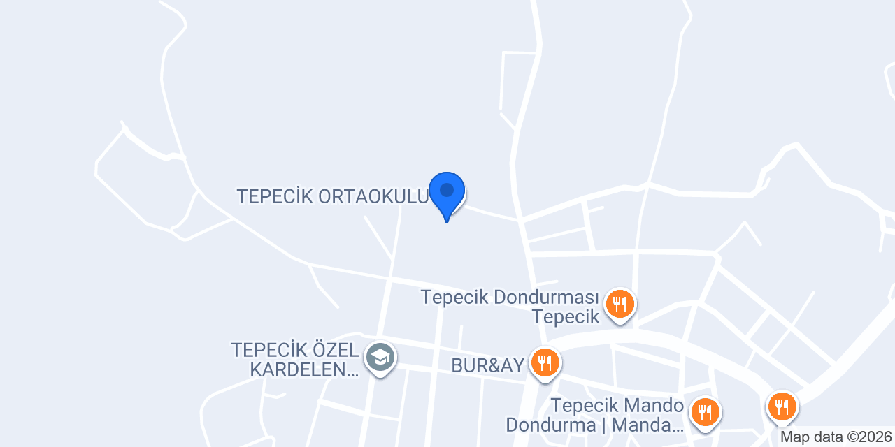 TEPECİK ORTAOKULU konumu