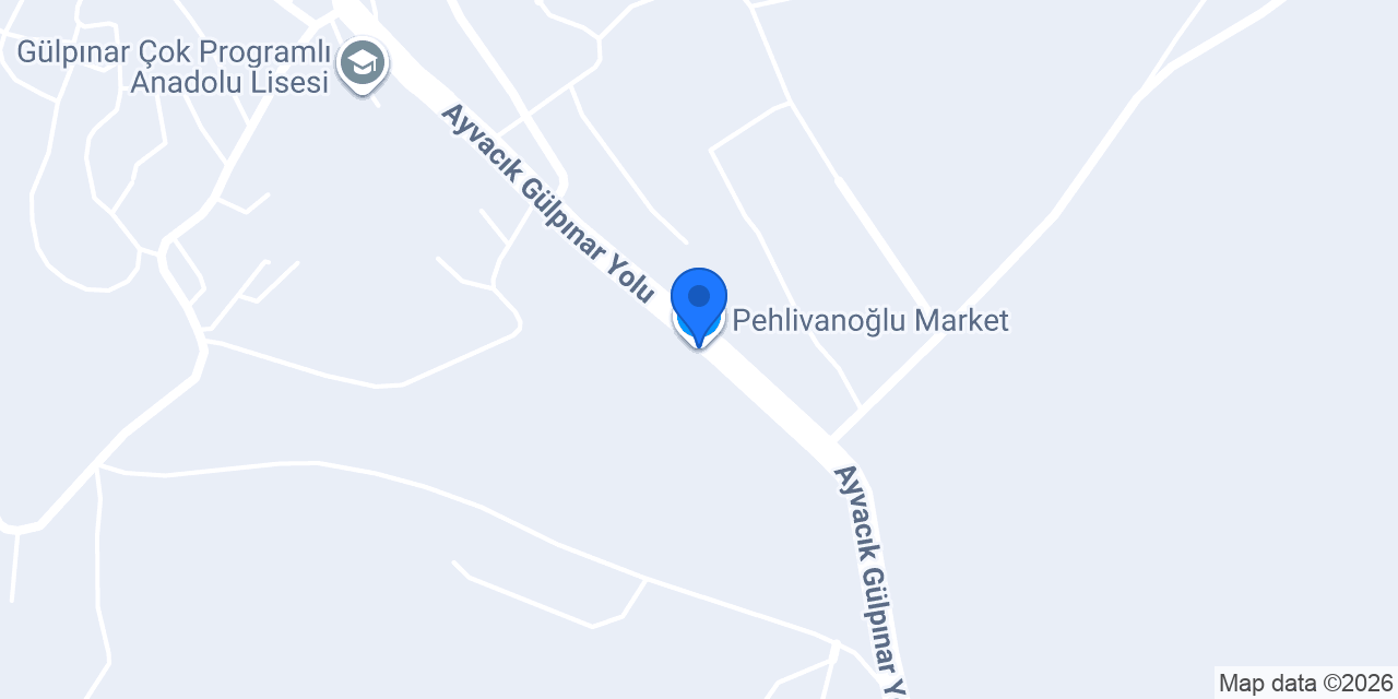 Pehlivanoğlu Market konumu