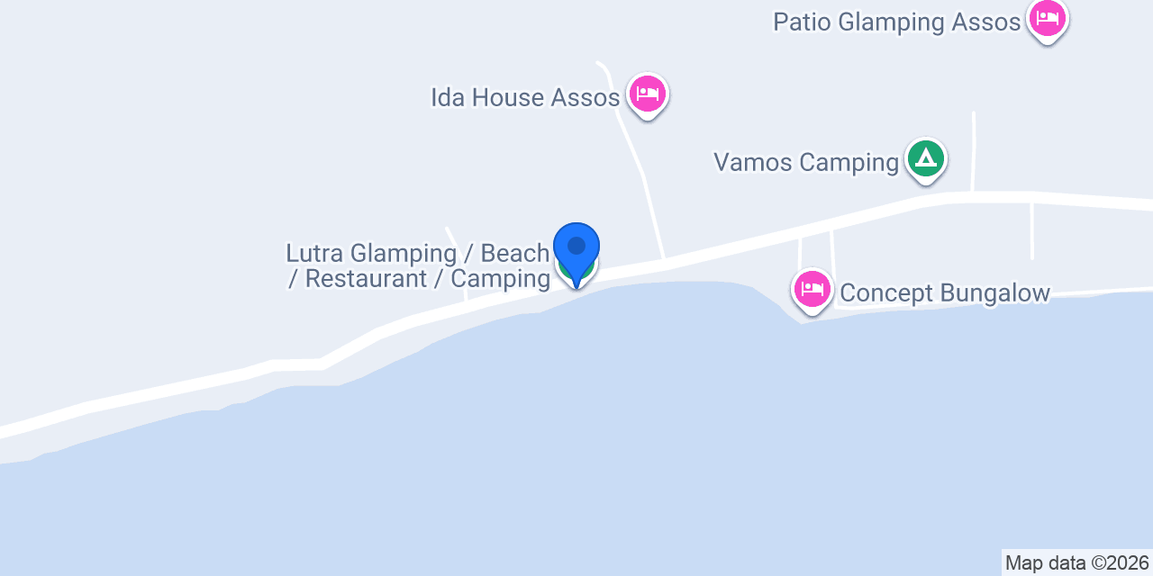 Lutra Glamping / Beach / Restaurant / Camping konumu