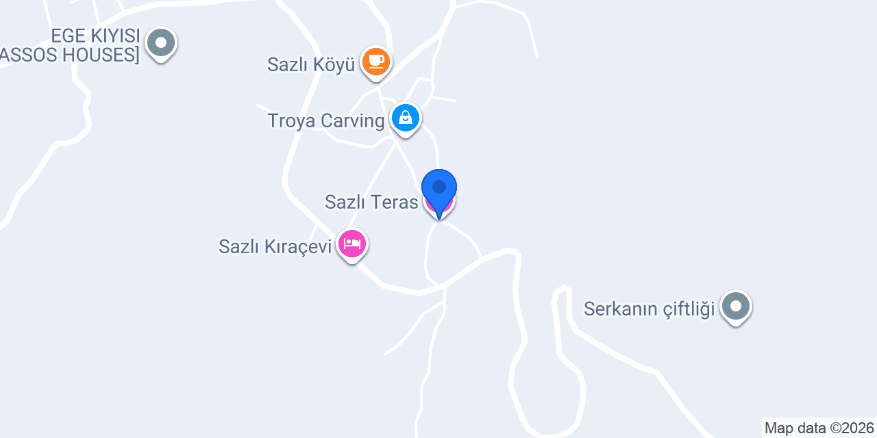 Sazlı Teras konumu